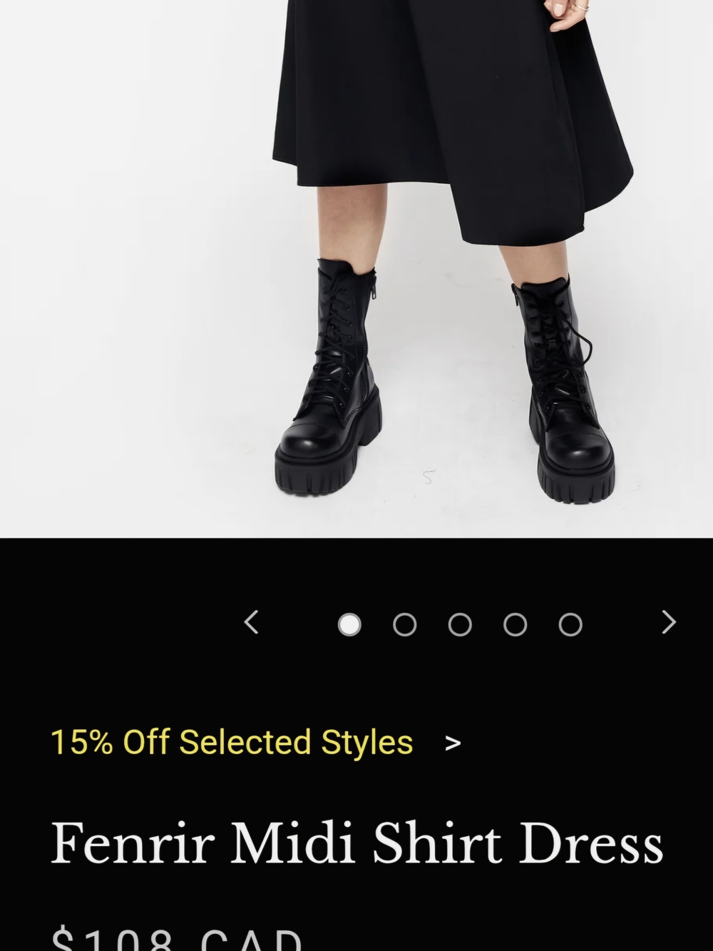 Disturbia - Fenrir Midi Dress - Picture 6 of 14